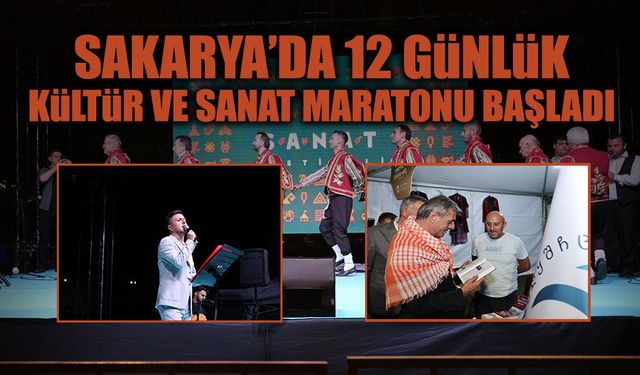 Sakarya Kültür Sanat Festivali Coşkuyla Başladı