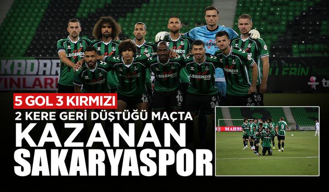 Aksiyonu Bol Maçta Kazanan Sakaryaspor!