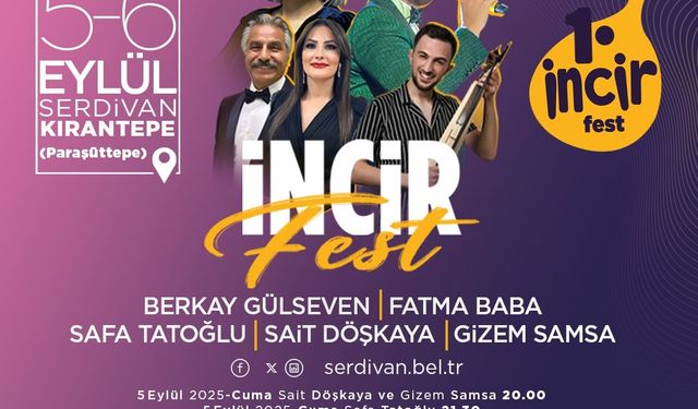 Serdivan'da Festival Zamanı: 1. İncir Festivali Başlıyor
