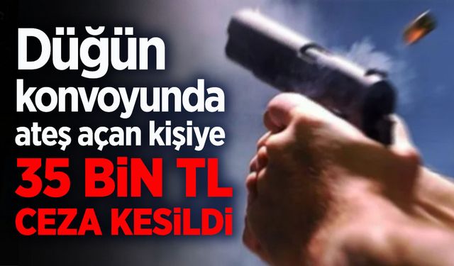 Düğün Konvoyunda Havaya Ateş
