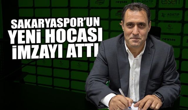 Sakaryaspor’un Yeni Hocası İmzayı Attı