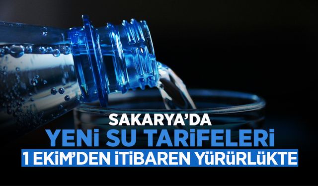 Sakarya’da Su Fiyatları Güncellendi