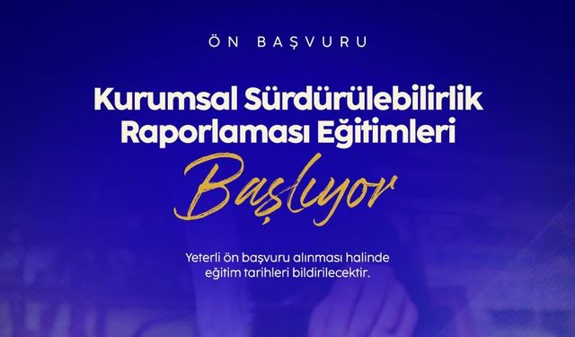 SATSO Akademi “Kurumsal Sürdürülebilirlik Raporlaması” Eğitimleri Başlıyor