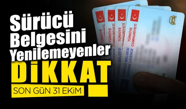 Eski Tip Sürücü Belgeleri Geçersiz Hale Geliyor