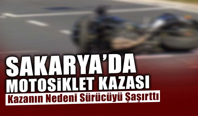 Motosiklet Araçla Çarpıştı, Sürücü Yaralandı