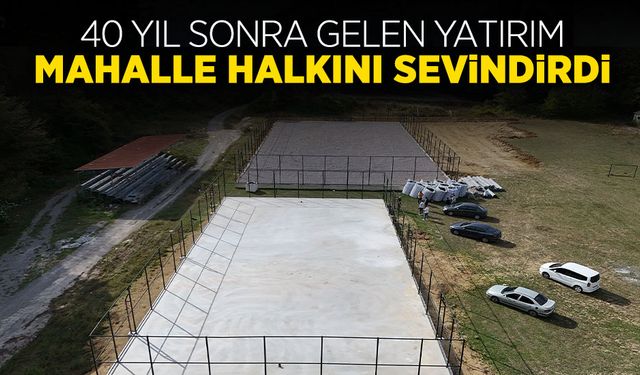Gençlerin Yıllardır Beklediği Spor Alanı Hayata Geçiyor