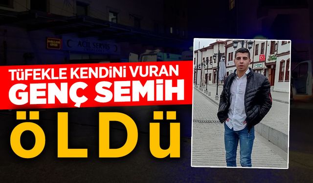 Tüfekle Kendini Vuran Genç Hayatını Kaybetti
