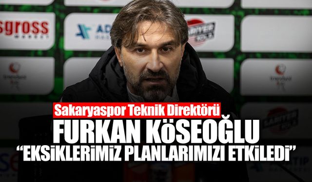 Köseoğlu'ndan Maç Sonu Açıklaması!