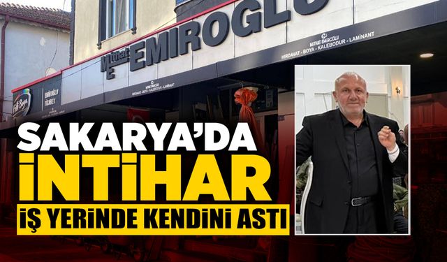 Ferizli'de Acı Son! Dükkanda Canına Kıydı