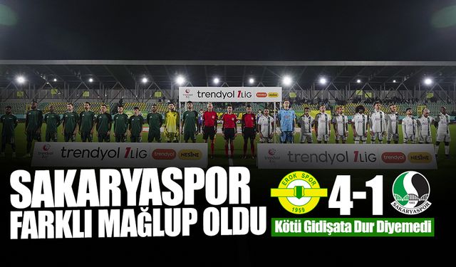 Sakaryaspor Galibiyete Hasret Kaldı!