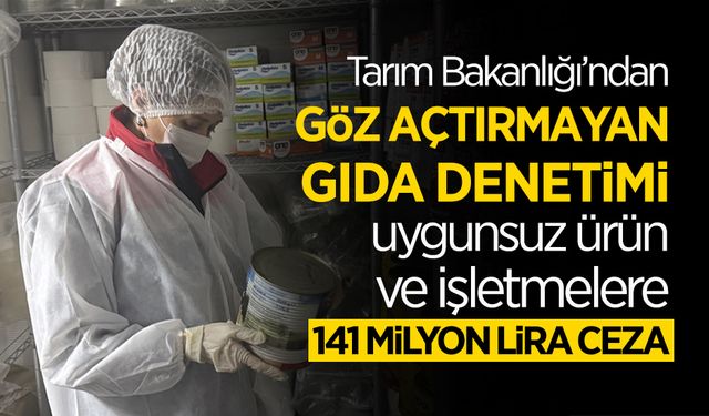 Gıda Güvenliği Alarmı: Kasımda 122 Bin Denetim Yapıldı