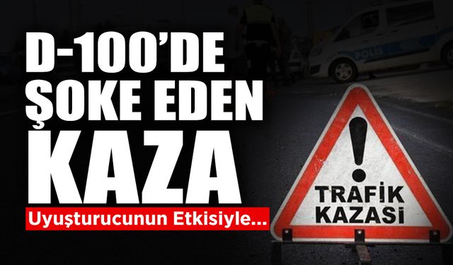 D-100'de Şoke Eden Kaza