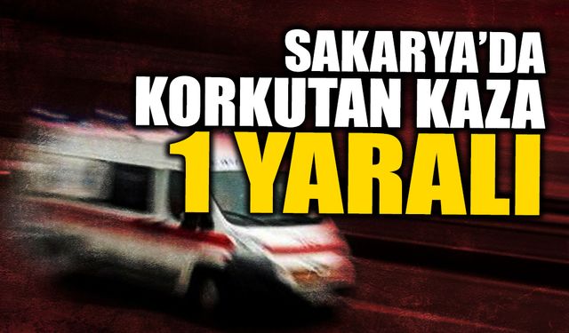 Sakarya'da Korkutan Kaza: 1 Yaralı!