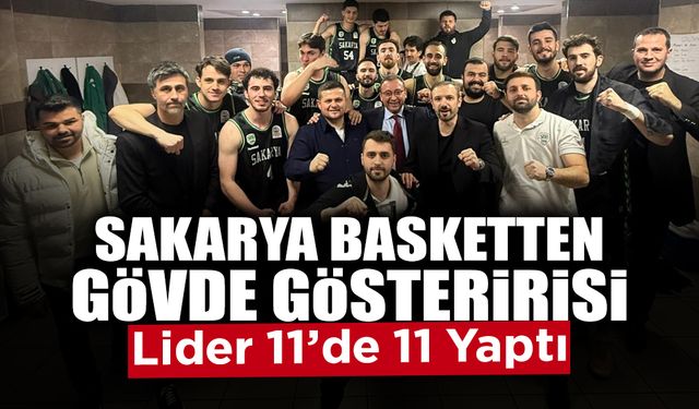 Sakarya Basketten Gövde Gösterisi!