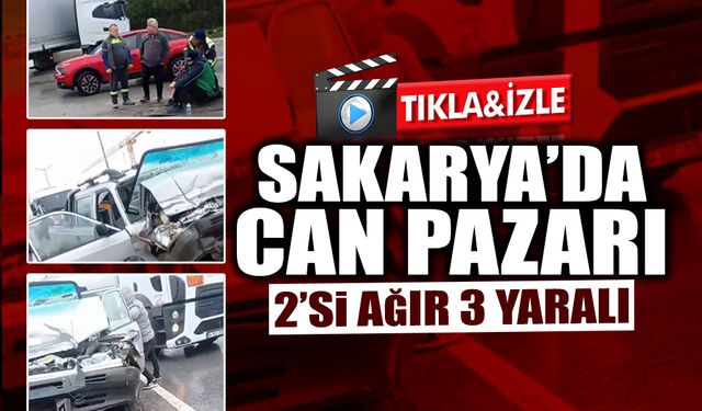 Sakarya'da Can Pazarı: Tıra Arkadan Çarptı!