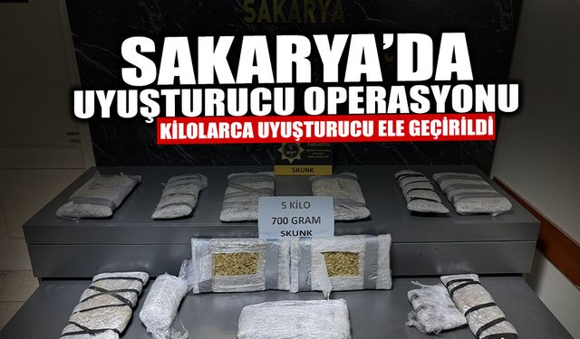 Sakarya Emniyetinden Zehir Sevkiyatına Darbe!