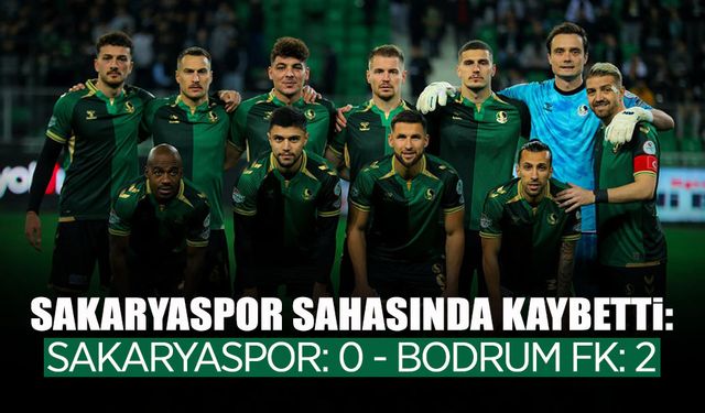 Sakaryaspor Sahasında Kaybetti