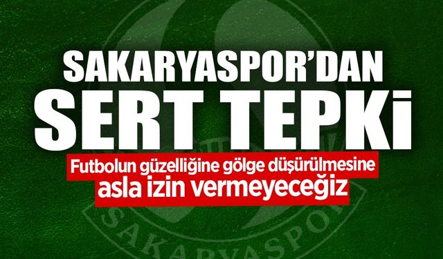 Sakaryaspor’dan Olaylı Maç Sonrası Açıklama