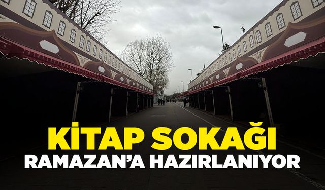 Kitap Sokağı Ramazan’a Hazırlanıyor
