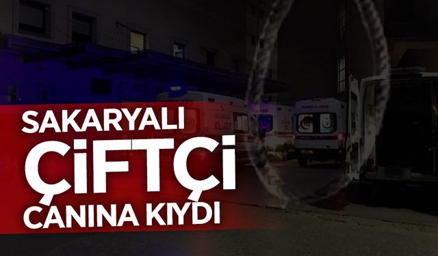 Sakarya'da Acı Olay: Çiftçi Canına Kıydı!