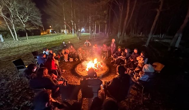 SAÜ’lü Gençler Macera Park’ta Kamp Deneyimi Yaşadı