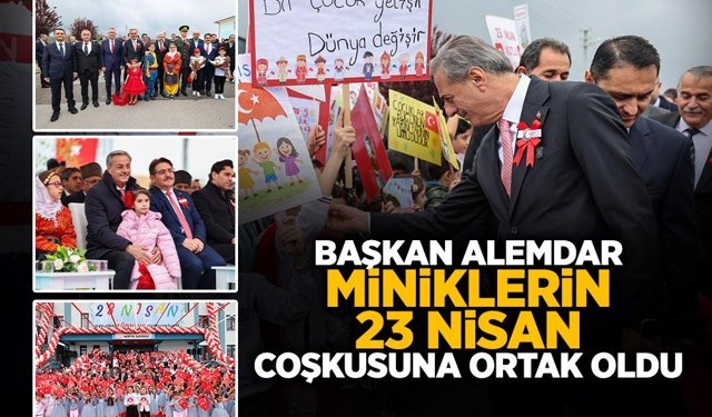 Alemdar Miniklerin 23 Nisan Coşkusuna Ortak Oldu