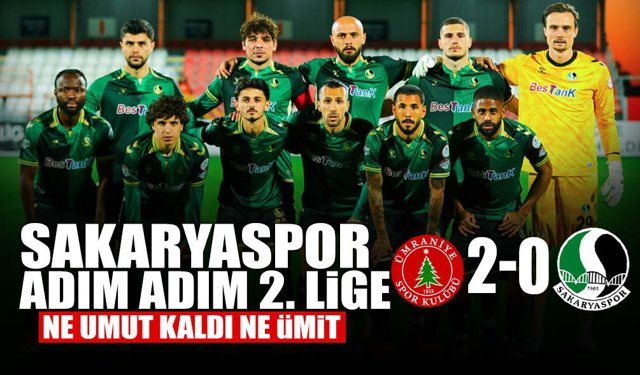 Sakaryaspor Adım Adım 2. Lige Doğru!