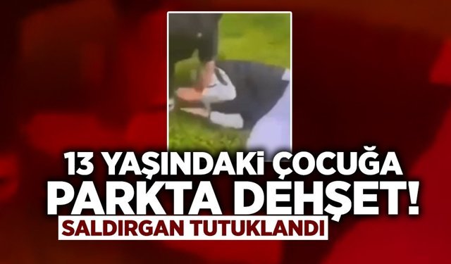 13 Yaşındaki Çocuğa Parkta Şiddet!