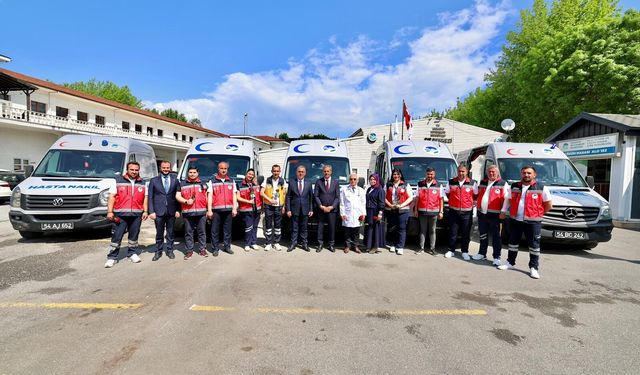 Sakarya'da 3 Yeni Nakil Ambulansı Hizmete Girdi!