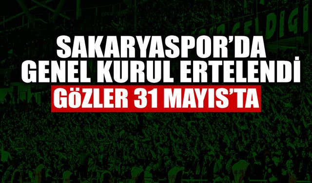 Sakaryaspor Kongresi Ertelendi: Çoğunluk Sağlanamadı