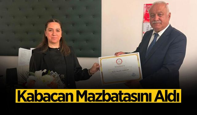Kabacan Mazbatasını Aldı