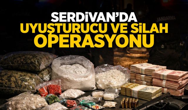 Serdivan’da Uyuşturucu ve Silah Operasyonu