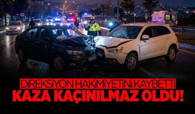 Direksiyon Hakimiyetini Kaybetti: 2 Kişi Hastanelik Oldu