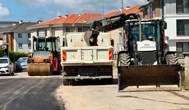 Yazlık Mahallesi’nde Asfalt Çalışmaları Hız Kesmeden Sürüyor