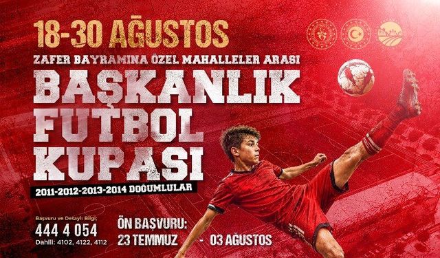 Büyükşehir’den 30 Ağustos Zafer Bayramı’na Özel Dev Futbol Turnuvası