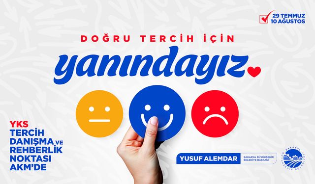 YKS Tercih Döneminde Büyükşehir'den Ücretsiz Rehberlik Desteği