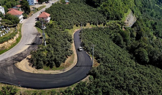 Sakarya'nın Kuzeyinde Asfalt Çalışmaları Devam Ediyor
