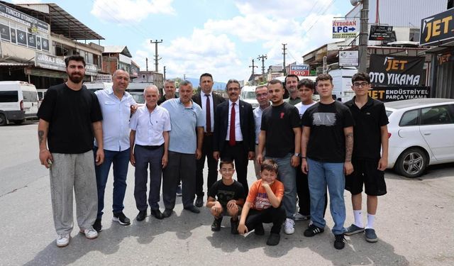 Başkan Dinç Modern Sanayi Esnafıyla Buluştu