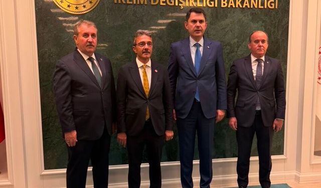 Başkan Dinç, Bakan Kurum’u Ziyaret Etti