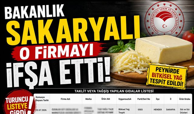 Bakanlık Sakaryalı O Firmayı İfşa Etti!