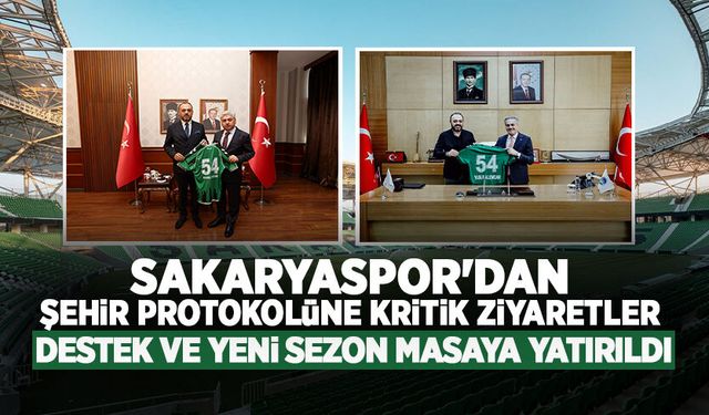 Sakaryaspor'dan Şehir Protokolüne Kritik Ziyaretler