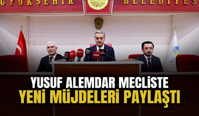 Yusuf Alemdar Mecliste Yeni Müjdeleri Paylaştı