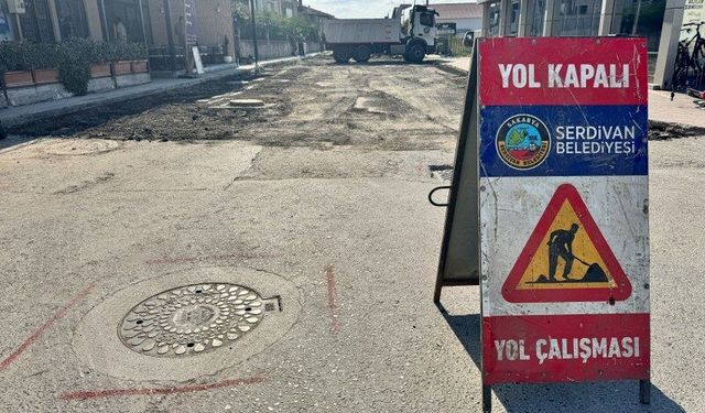 Serdivan’da Köprübaşı Mahallesi 18. Cadde Yenileniyor