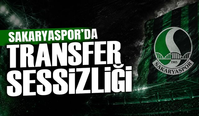 Sakaryaspor'da Transfer Sessizliği!