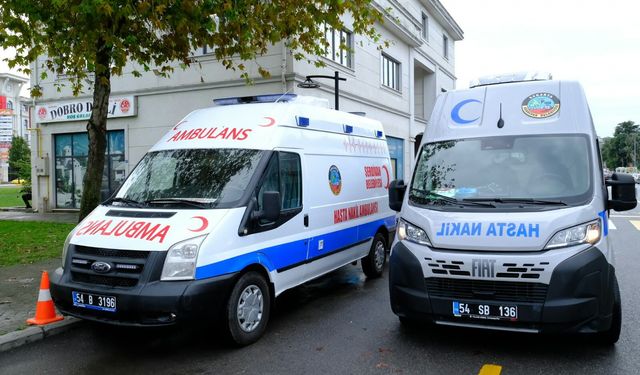 Serdivan’da Hasta Nakil Hizmetine Yeni Araç Desteği