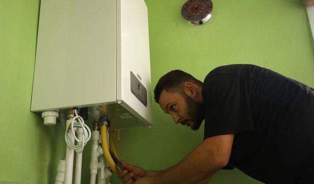 Haneleri Doğalgazla Buluşturmak İçin Montajlar Başladı