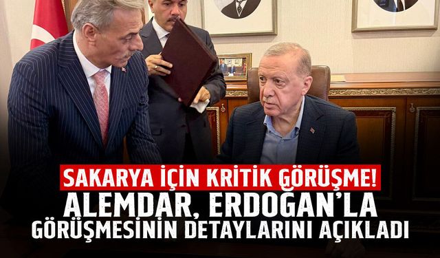 Alemdar, Erdoğan’la Görüşmesinin Detaylarını Açıkladı