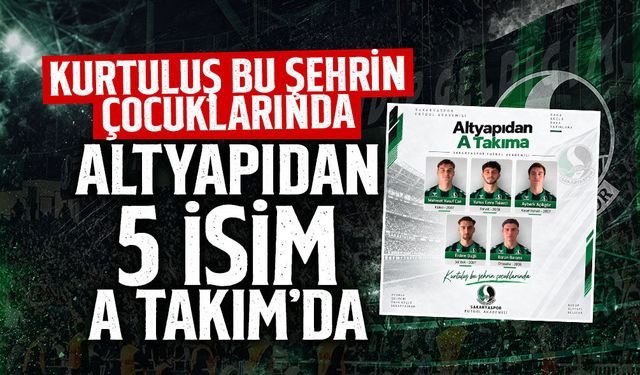 Altyapıdan 5 İsim A Takım’a Yükseldi