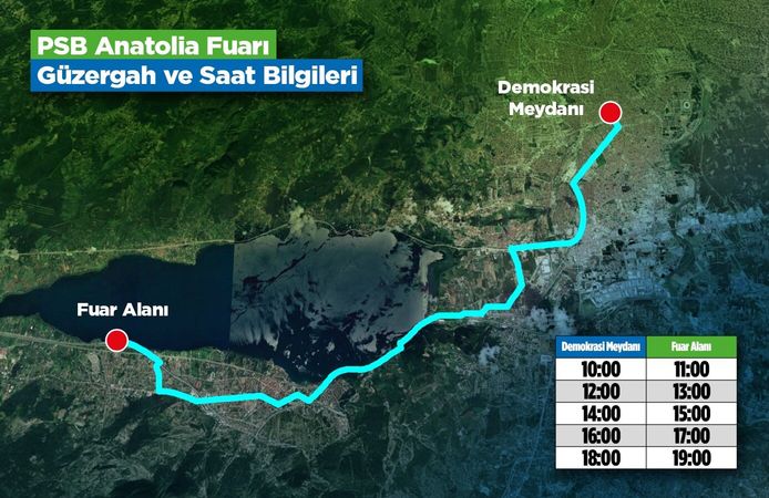 Büyükşehir’den Dev Fuar İçin Ücretsiz Ulaşım