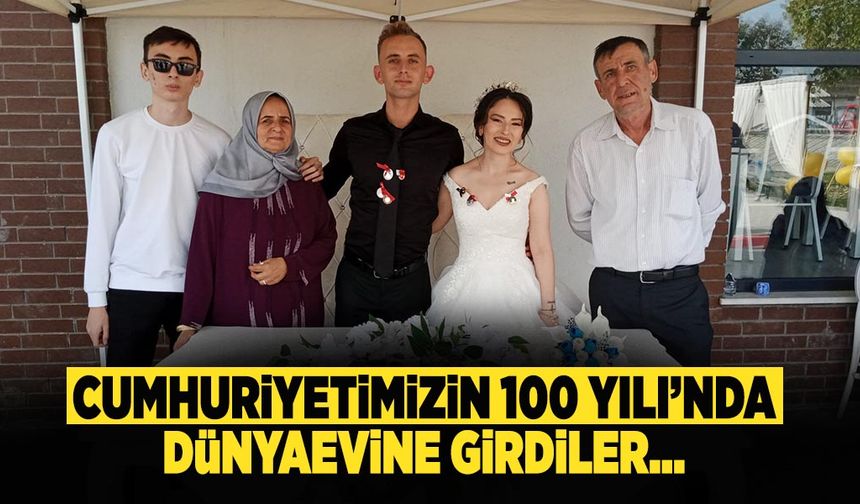 Cumhuriyetimizin 100 Yılı’nda Dünyaevine Girdiler…
